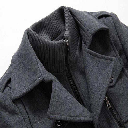 Long men's coat for spring